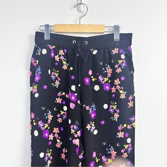 Juicy Couture 100% Silk Floral Joggers Sz Small - Picture 3 of 15